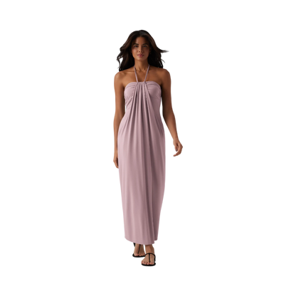 ❤️DEALS FOR YOU-Women's Halter Tie Back Maxi Dress