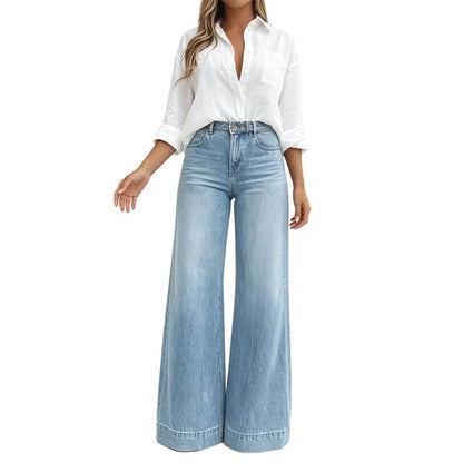 ✨ Leg-Lengthening Wide-Leg Jeans